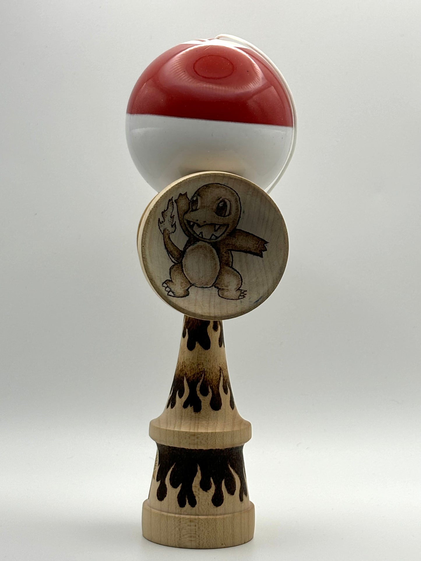 CHARMANDER WOOD BURN MAPLE KENDAMA