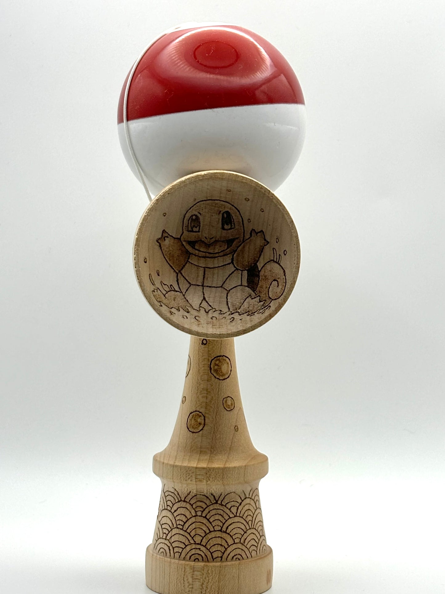 SQUIRTLE WOOD BURN MAPLE KENDAMA